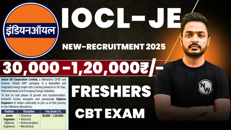 iocl je recruitment 2025
