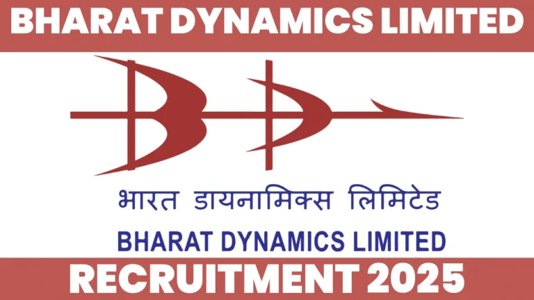 Bharat Dynamics Limited Hiring 2025