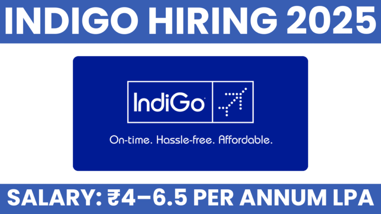 Indigo Hiring 2025
