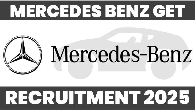Mercedes Benz GET Recruitment 2025
