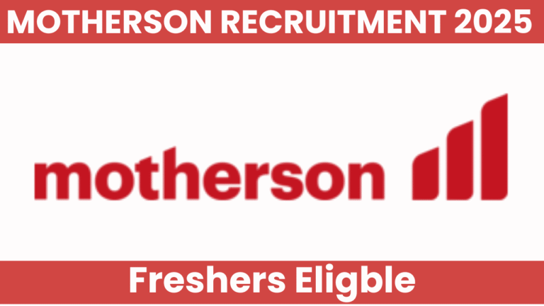 Motherson GET hiring 2025