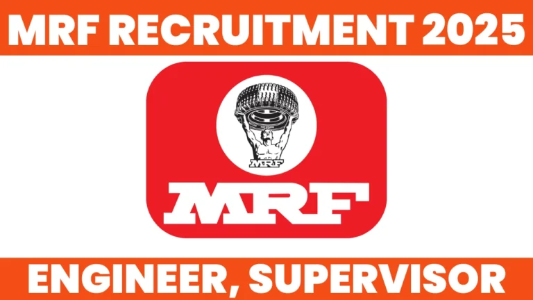 MRF Recruitment 2025