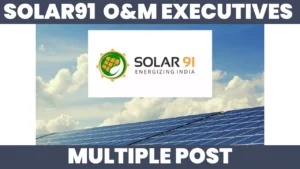 Solar Plant Recruitment 2025