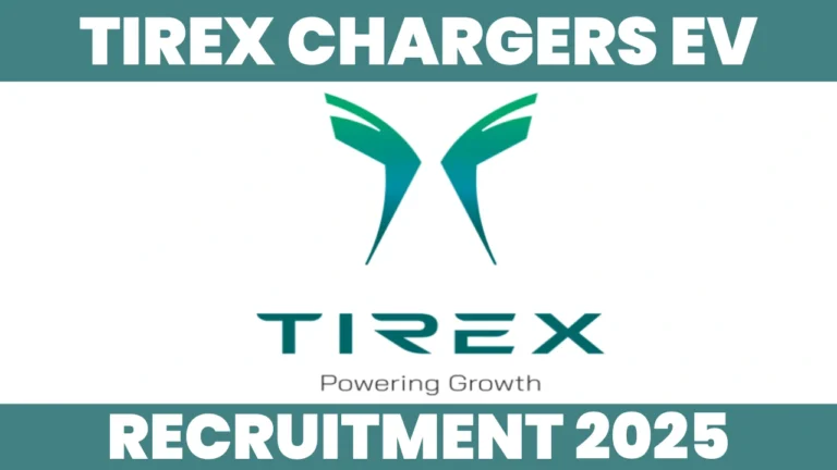 Tirex Chargers EV Jobs Hiring 2025