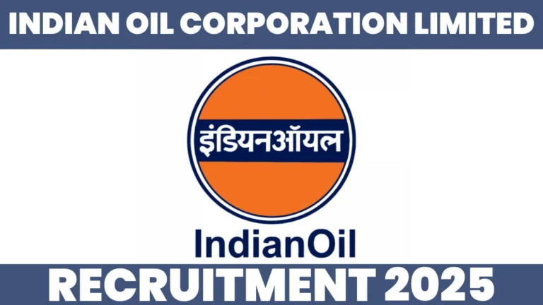 IOCL Non-Executive Recruitment 2025 Apply Online Notification