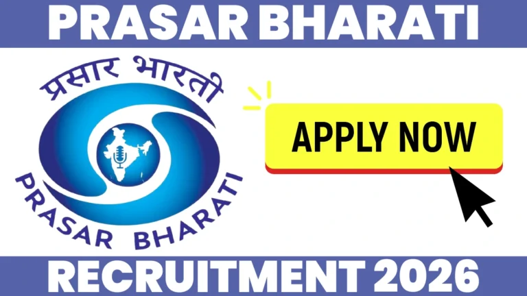 Prasar Bharati Marketing Executive 2026