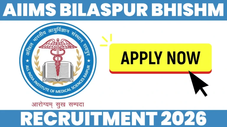 AIIMS Bilaspur BHISHM Recruitment 2026