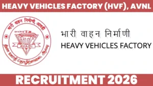 Heavy Vehicles Factory Junior Technician Recruitment 2026 Notification