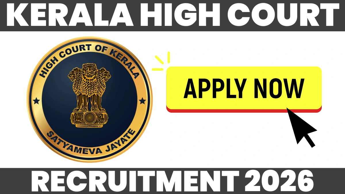 Kerala High Court Recruitment 2026