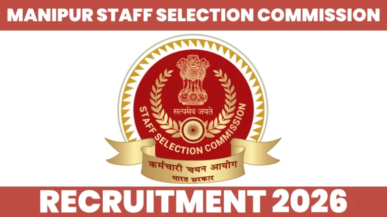 Manipur SSC MTS Recruitment 2026