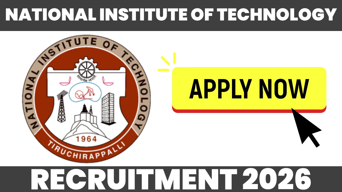 NIT Trichy Group B Ministerial Recruitment 2026