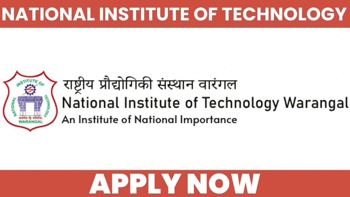 NIT Warangal JRF Recruitment 2026 Notification