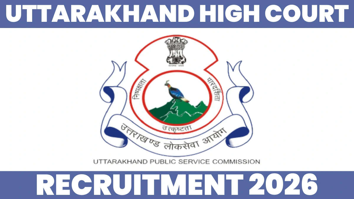 Uttarakhand High Court Personal Assistant Recruitment 2025