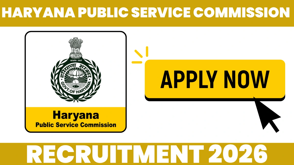 Haryana Civil Services Recruitment 2026 Notification Apply Online