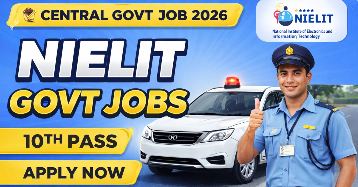 STQC Staff Car Driver Recruitment 2026