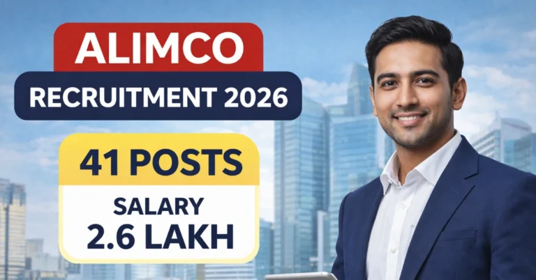 ALIMCO Recruitment 2026 Notification for 41 Posts