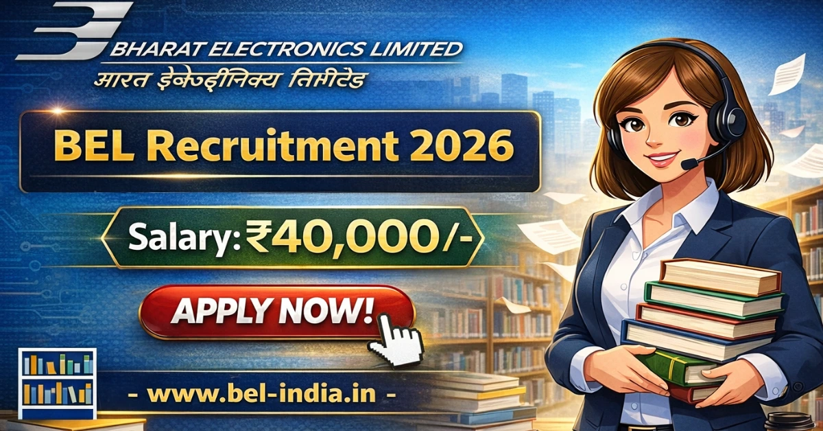 BEL Trainee Officer Recruitment 2026