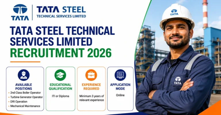 Tata Steel Technical Services Limited Recruitment 2026