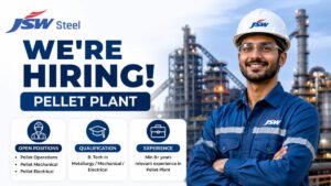 JSW Steel Recruitment 2026 for GET and DAT posts at Dolvi Works