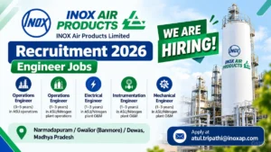 INOX Air Products Recruitment 2026 Engineer Jobs