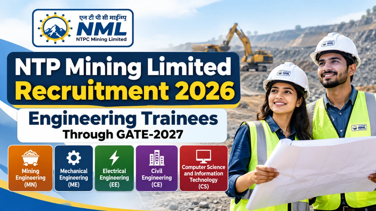 NTP Mining Limited Recruitment 2026 – Engineering Trainees Through GATE-2027