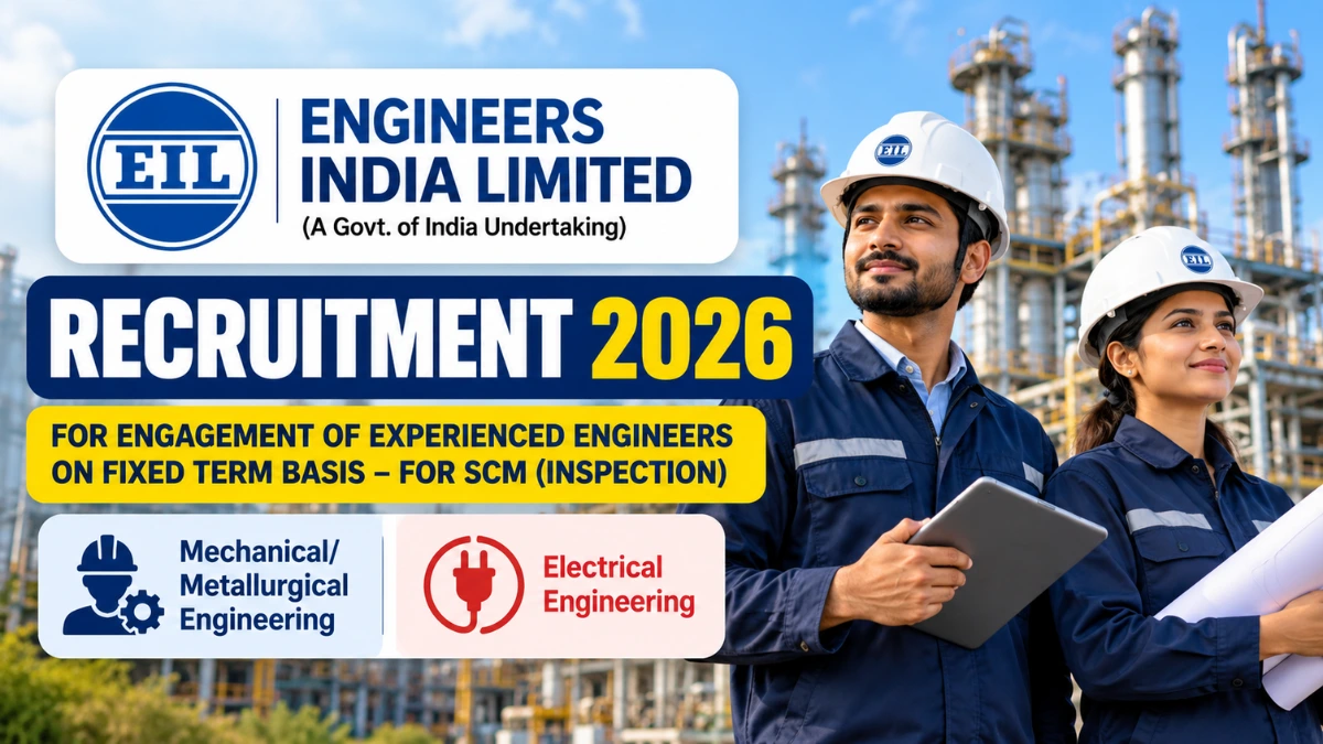 Engineers India Limited Recruitment 2026 – Experienced Engineer Jobs